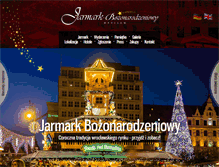 Tablet Screenshot of jarmarkbozonarodzeniowy.com